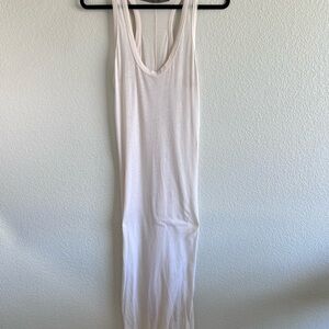 Enza Costa Knit Tank Maxi Dress Blush Pink